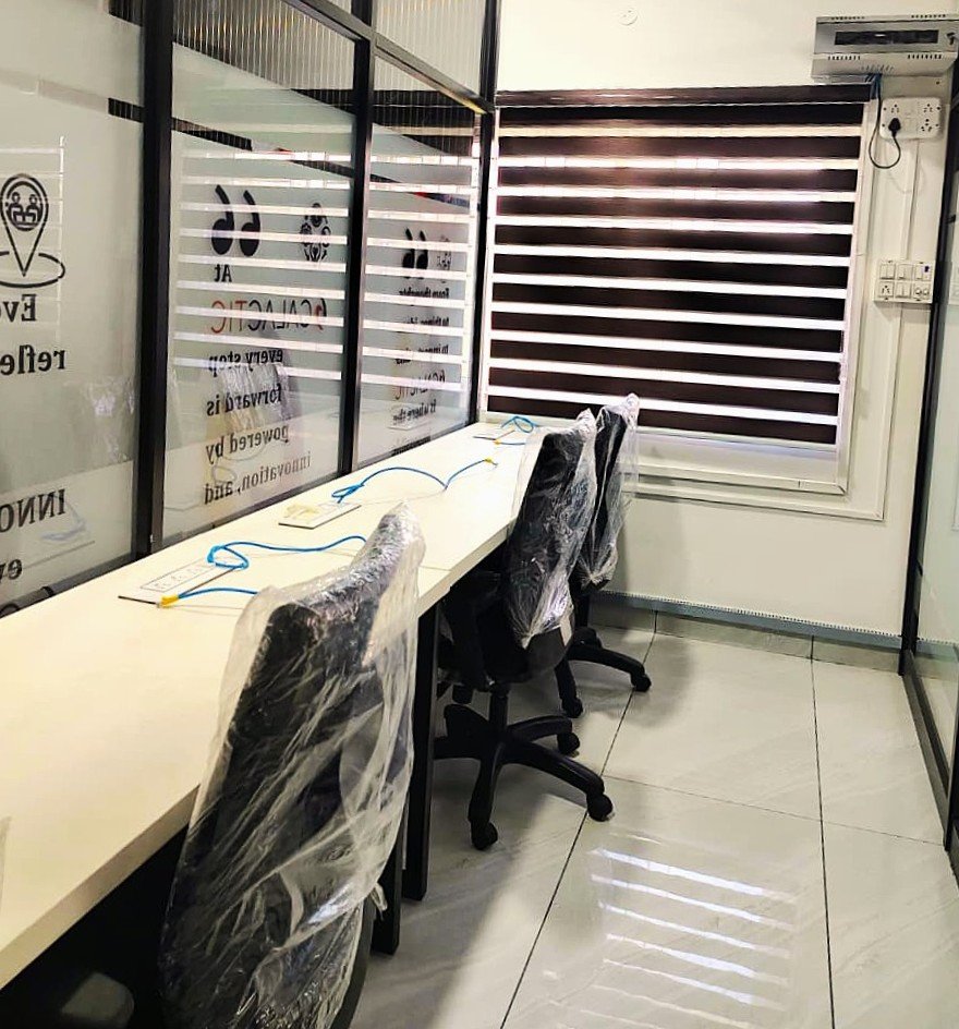 Conference room at Galactic Hive for meetings and presentations